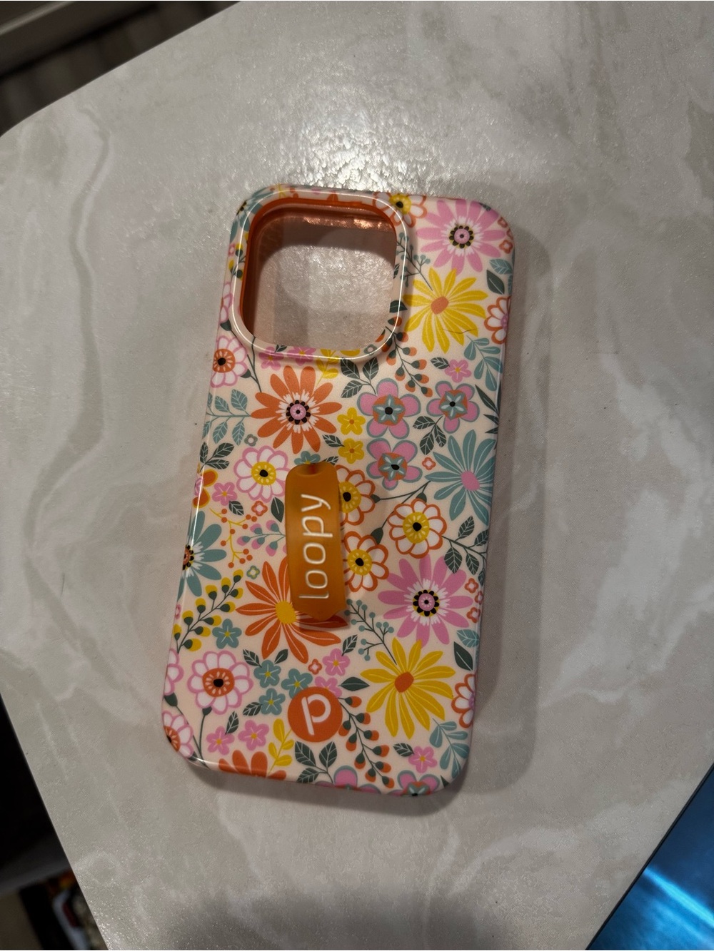 IPhone 15 Pro Floral Protective Phone Case in Multicolor